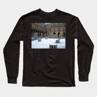 Paris Snow at Palais-Royal Long Sleeve T-Shirt